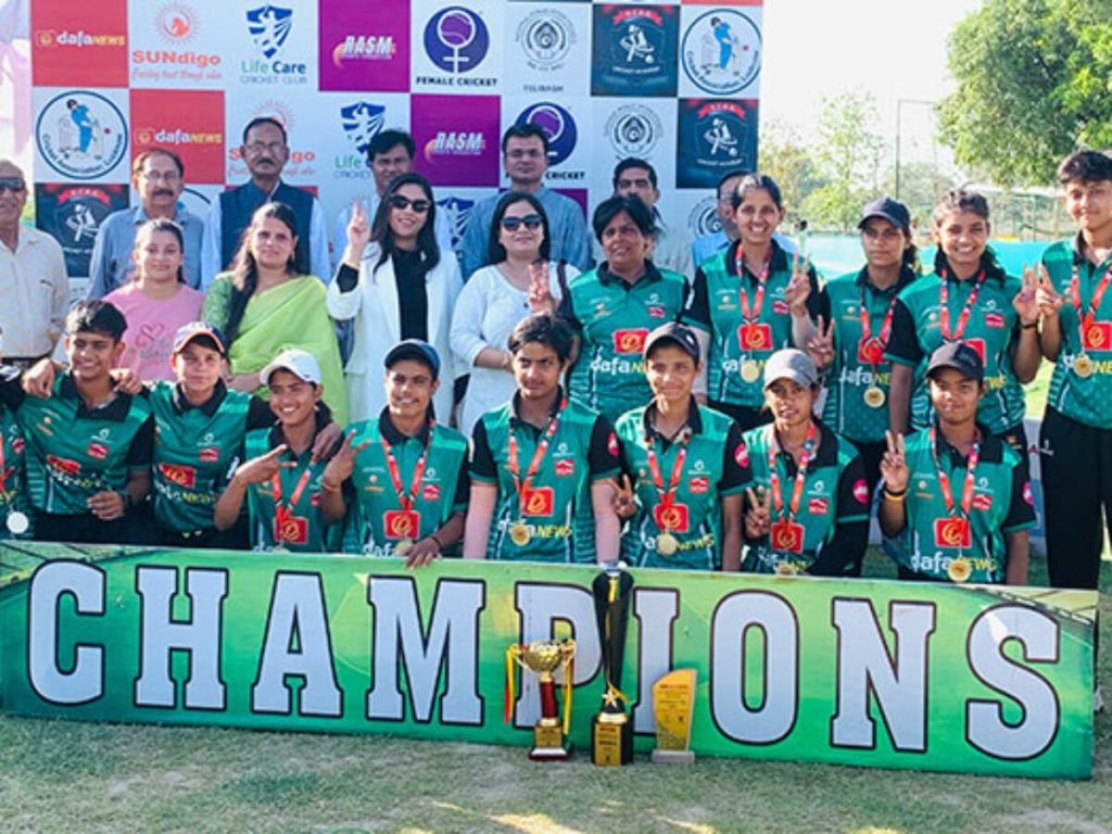 Champions of Hemwati Nandan Bahuguna Women’s Cricket Tournament 2023